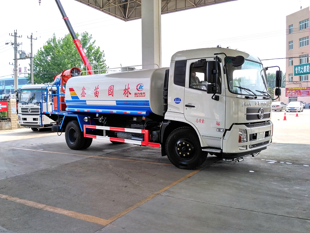 東風天錦噴霧灑水車(國五12立方/30-40米霧炮)