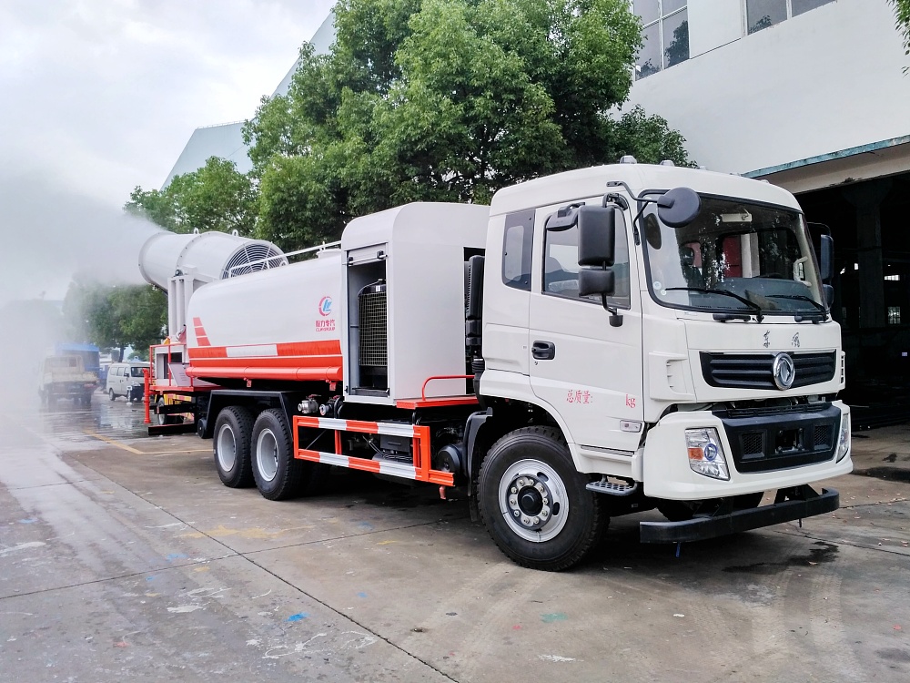 東風隨專后雙橋霧炮車(國五16立方/50-120米霧炮)